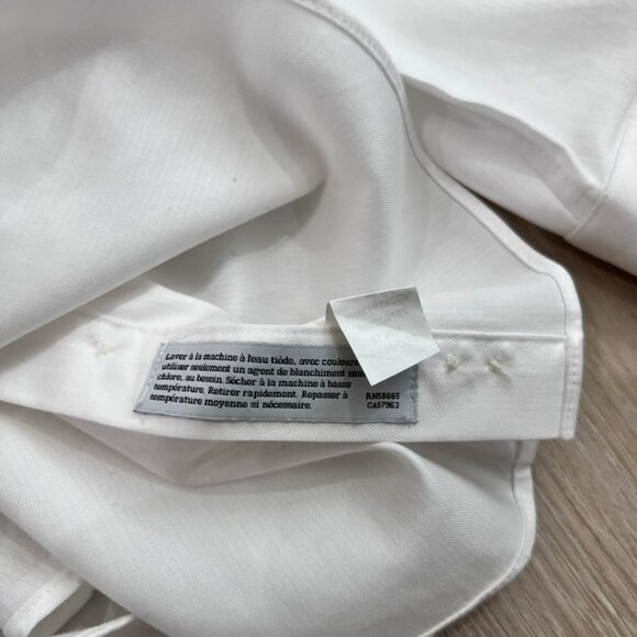 Nordstrom Men's Shop Trim Fit Wrinkle Free White Dress Button Ups Long Sleeve - Picture 5 of 5